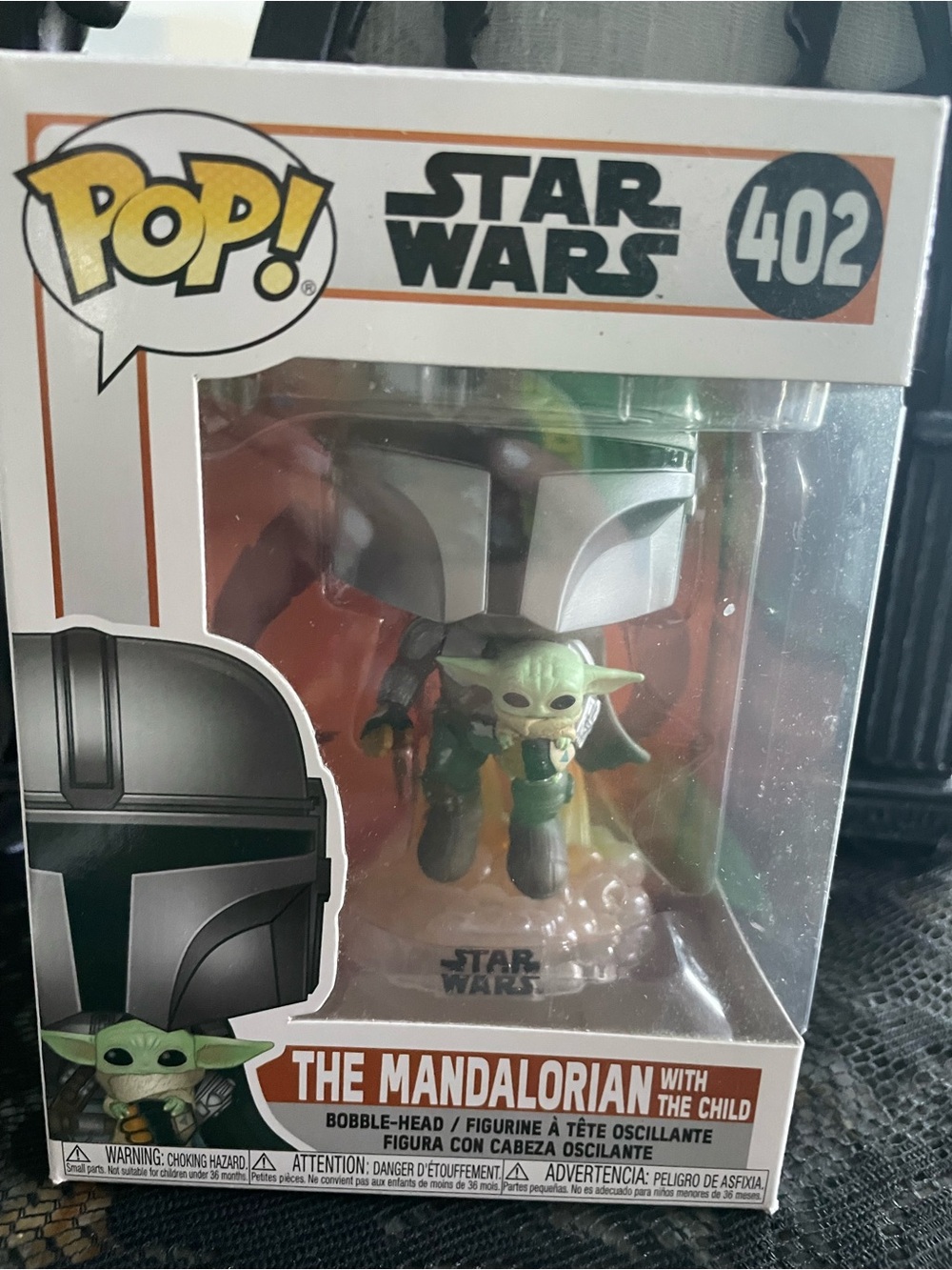 Funko Pop! Star Wars The Mandalorian with The Child — Green, Silver